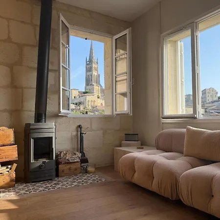 בית נופש Havre De Paix Et D'elegance Climatise A St-emilion סנט-אמיליון