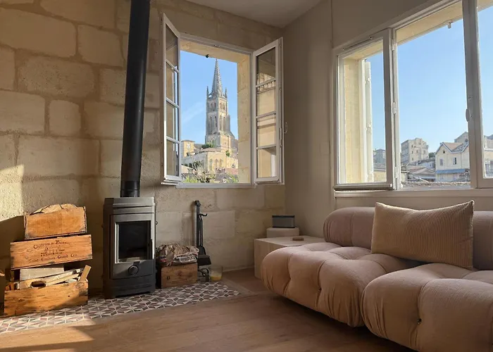 בית נופש Havre De Paix Et D'elegance Climatise A St-emilion סנט-אמיליון